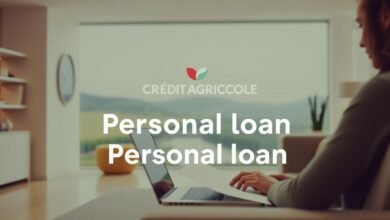 prêt personnel, Crédit Agricole, taux d'intérêt, financement accessible